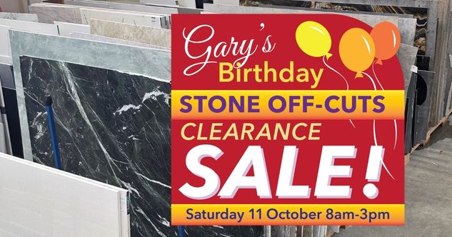 SANDMAN STONE: 🎉GARY’S BIRTHDAY STONE OFF-CUTS CLEARANCE SALE  11th October 2025🎉
