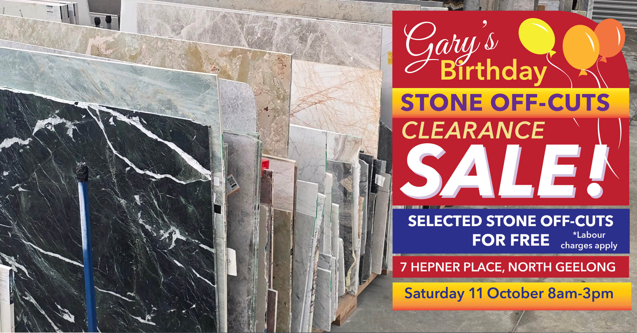 Garys Birthday Sale